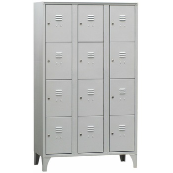 Vestiar metalic cu 12 compartimente 1050mm x 500mm x 1800mm H Vestiar metalic cu 12 compartimente 1050mm x 500mm x 1800mm H