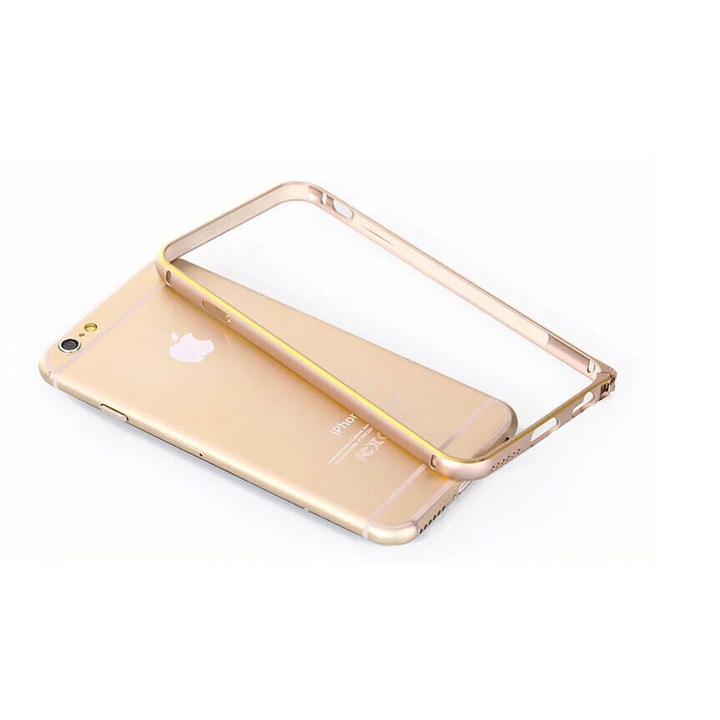 Protector Bumper Aluminiu GreenMobile, pentru Samsung G920 Galaxy S6, auriu