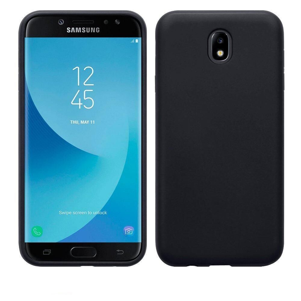 Husa Samsung J7 2017 Silicon Matte TPU extra slim - negru