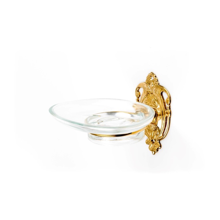 Savoniera ArtNouveau din Alama , Auriu BrL-018