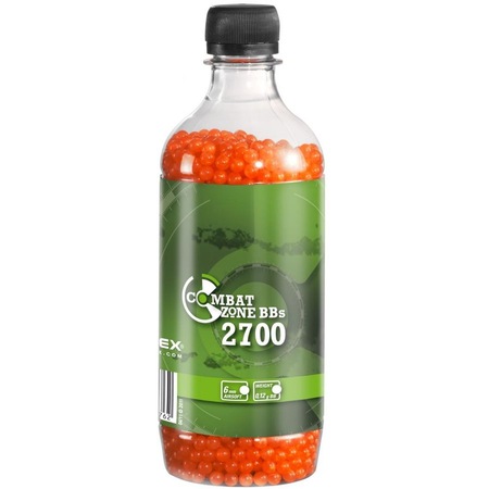 Flacon bile airsoft bbs Umarex Combat Zone orange 6MM 0,12G 2700 BUC
