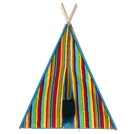 Cort de joaca pentru copii Mappy Teepee, Rainbow