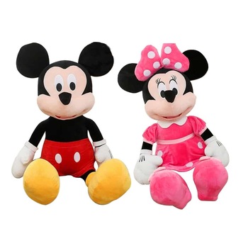 Set 2 Mascote de Plus Minnie si Mickey Mouse Davay® Set 2 Mascote de Plus Minnie si Mickey Mouse Davay®