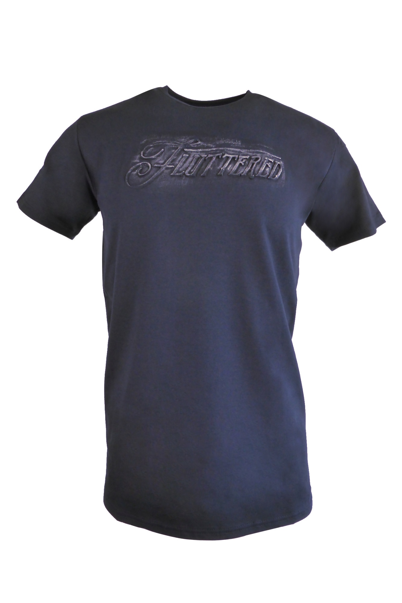 Tricou - UNIVERS FASHION - albastru cu efect 3D 