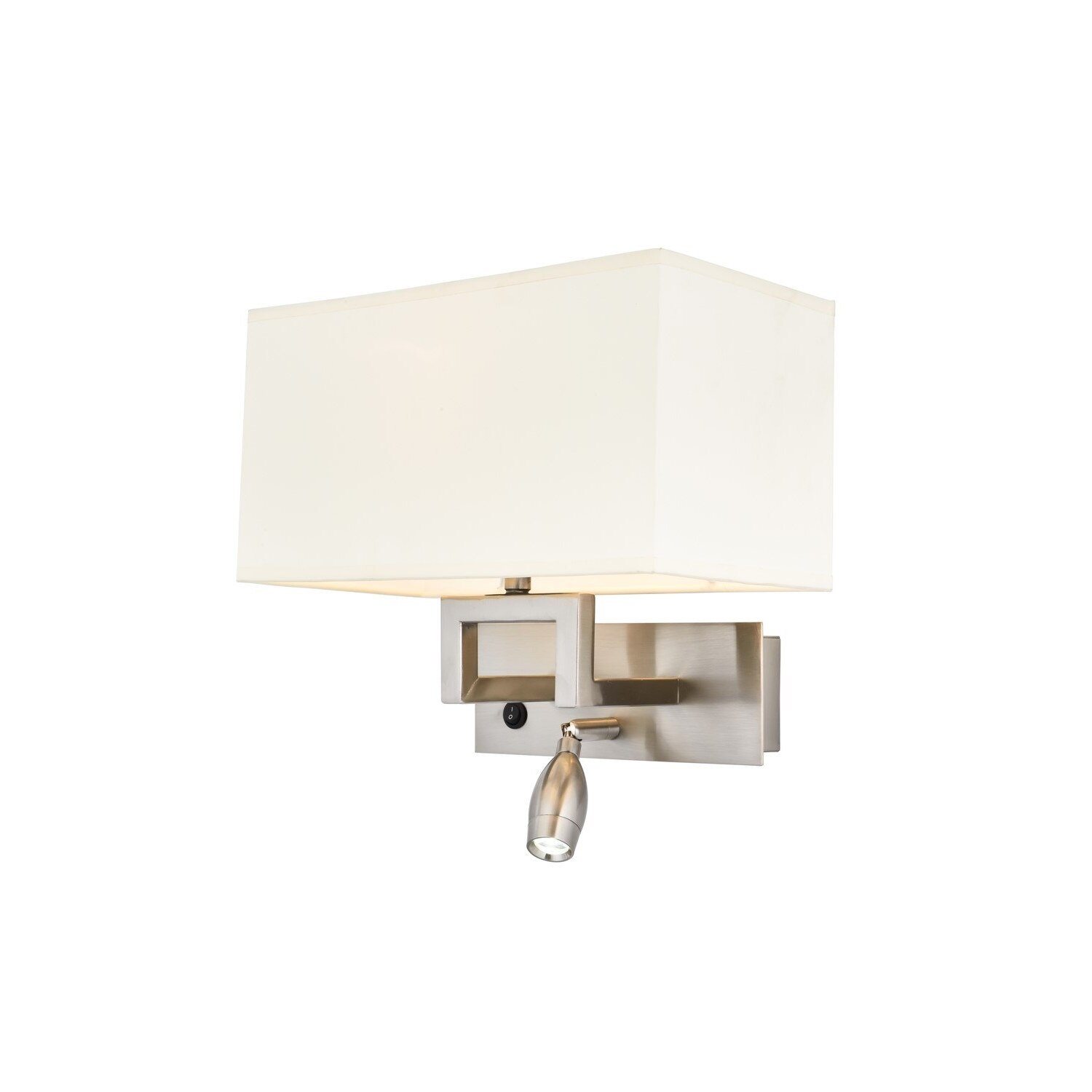 Aplica Avonni Atlanta , M3 finisaj Crom abajur textil 1xE27 max60W