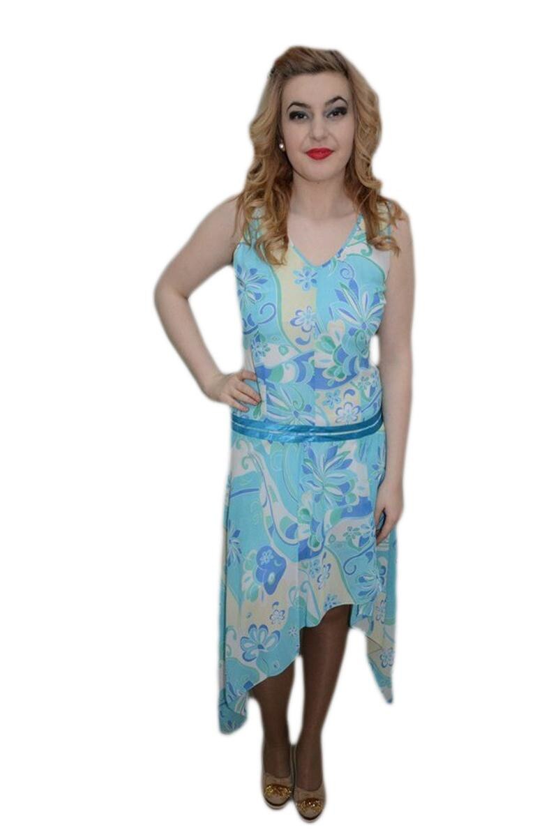 Rochie de vara in tendinte, D&J Exclusive, Albastru