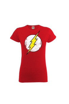 Tricou de dama, Dc Originals, Flash Distressed Logo, Rosu, XL Tricou de dama, Dc Originals, Flash Distressed Logo, Rosu, XL