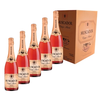Vin spumant Muscador Rose Dulce, 0.75l, 5 sticle Vin spumant Muscador Rose Dulce, 0.75l, 5 sticle