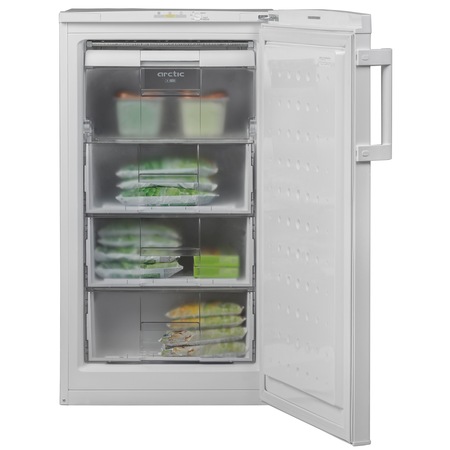 Congelator Arctic ANC135+, 117 l, 4 sertare, Clasa A+, Fast Freeze XL Zone, H 101.7 cm, Alb
