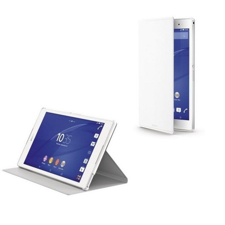 Sony Xperia Z3 Tablet Compact, mappa tok, gyári, fehér SCR28_W