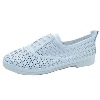 Pantofi ortopedici pentru fetite, SMALL FOOT, cu sireturi, Alb Pantofi ortopedici pentru fetite, SMALL FOOT, cu sireturi, Alb