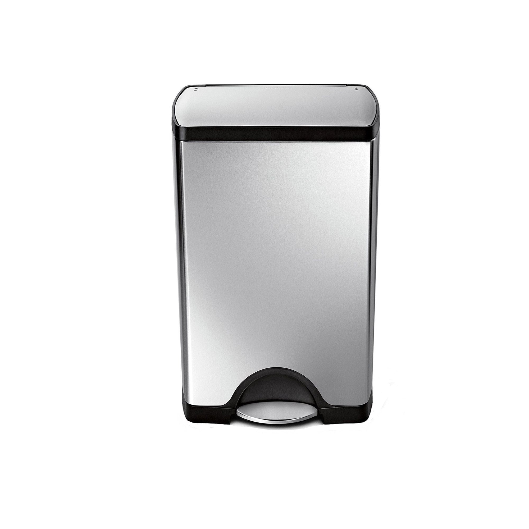 Cos de gunoi cu pedala 38 L inox - simplehuman