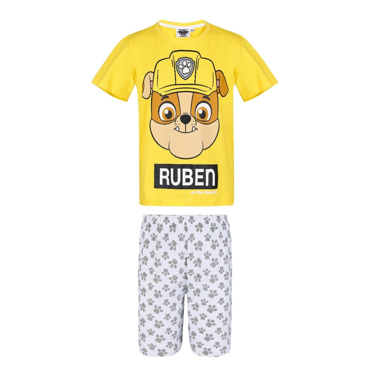 Pijamale Copii Patrula Catelusior Rubble 5 Ani 110 Cm Emagro