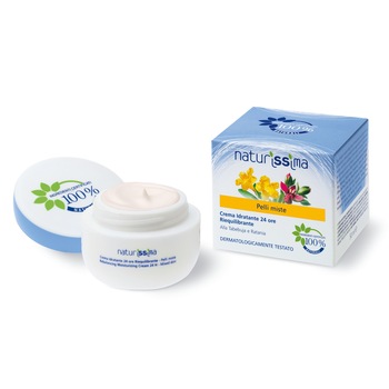 Crema hidratanta si sebo-reechilibranta 24 ore cu tabebuia si ratan 50 ml, Naturissima Crema hidratanta si sebo-reechilibranta 24 ore cu tabebuia si ratan 50 ml, Naturissima