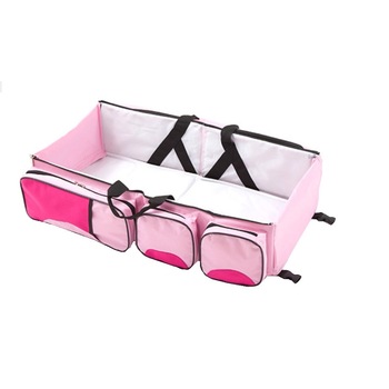 Geanta multifunctionala 3 in 1 Bebeking Pink Geanta multifunctionala 3 in 1 Bebeking Pink