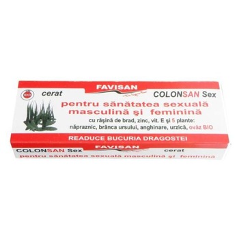 Colonsan Sex Cerat Supozitoare 19 gr Colonsan Sex Cerat Supozitoare 19 gr