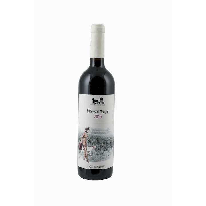 Червено вино Licorna Feteasca Neagra, Сухо, 750 мл, 14.4%