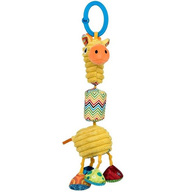 Jucarie zornaitoare Dumel, Girafa Gabi, Multicolor