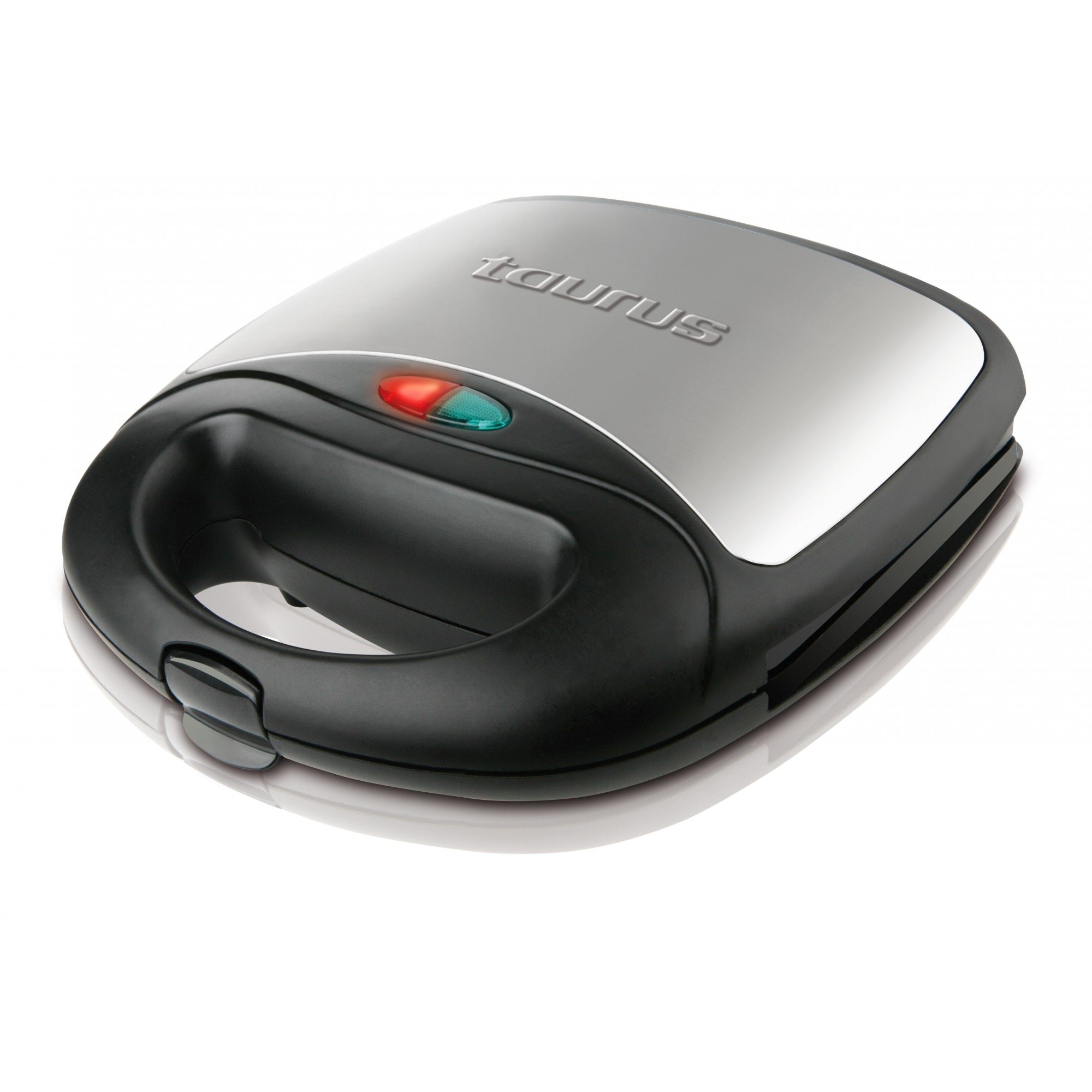 Sandwich maker Taurus Miami Legend, 750 W, capacitate 2 sandwich, negru/INOX.