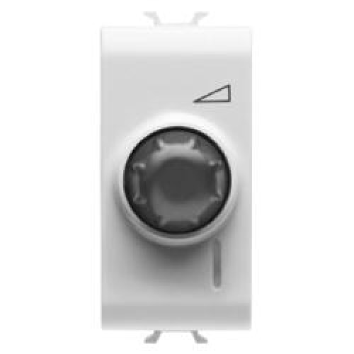 Variator rotativ Gewiss, gama Chorus, GW10564, 100-900W, 230V, 1 modul, alb