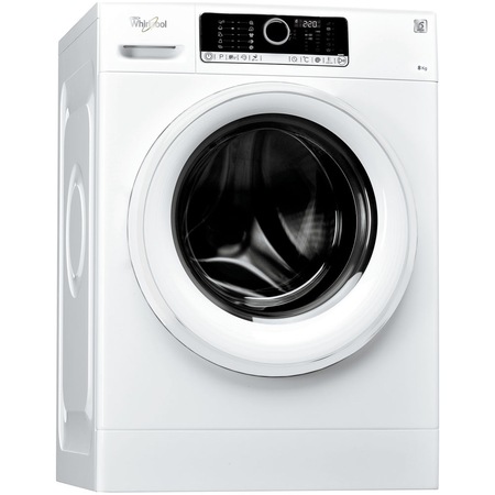 Masina de spalat rufe Whirlpool Supreme Care FSCR80412, 6th Sense, 8 kg, 1400 RPM, Clasa A+++, Alb