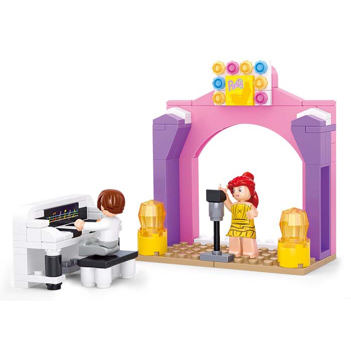 Set de constructie Sluban Scena muzicala