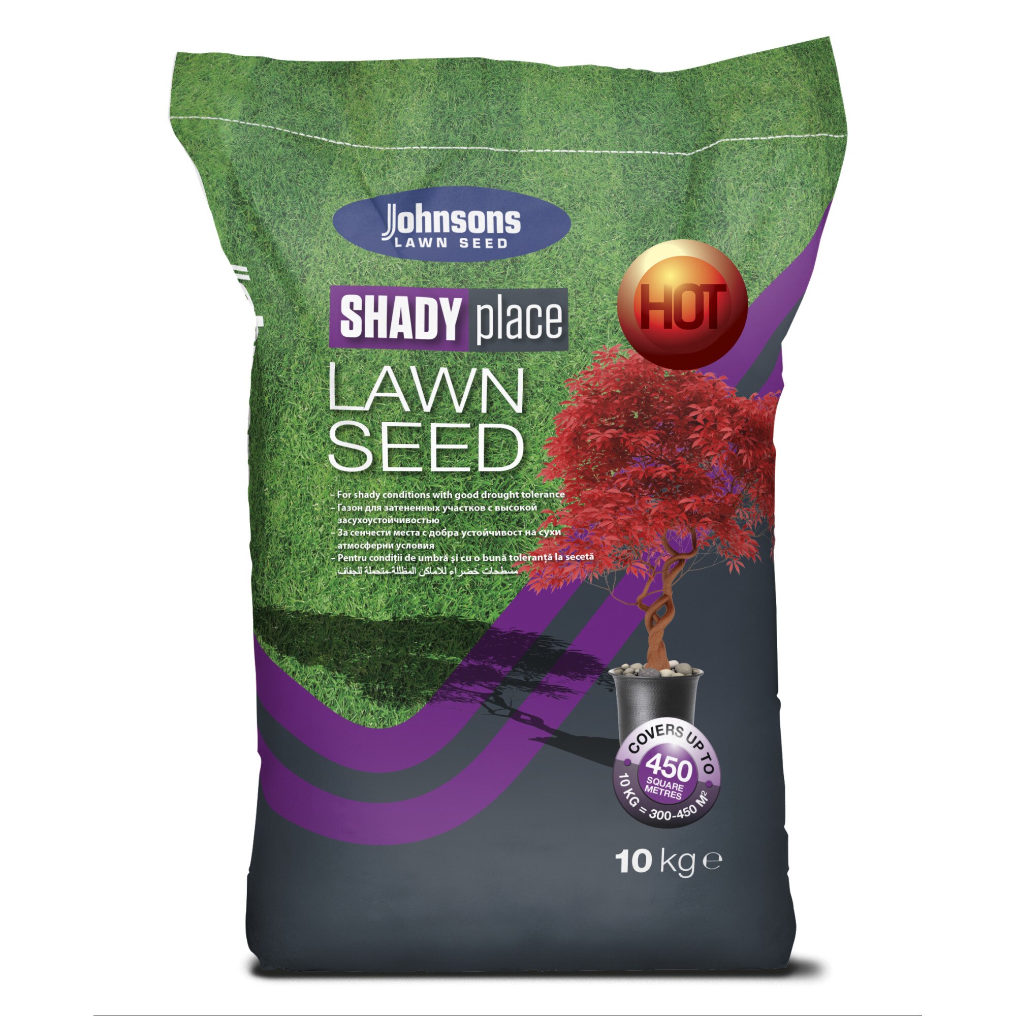 Seminte gazon SHADY PLACE HOT Johnsons Lawn Seed 10 Kg., 300450 m² eMAG.ro