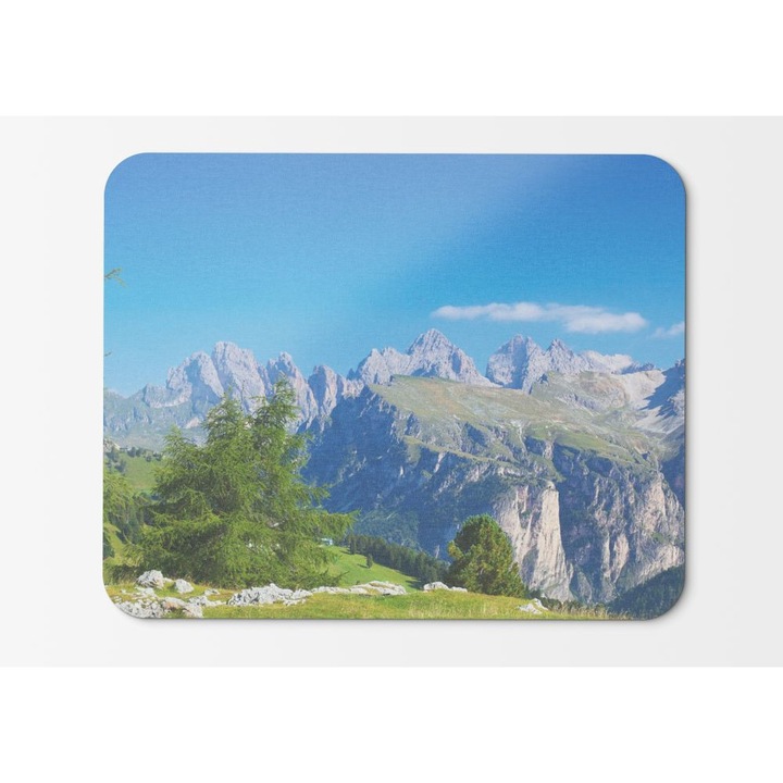 Egérpad Alpok Hegyek Napsütéses Nap Olaszország - 21,5 x 27 x 0,3 cm