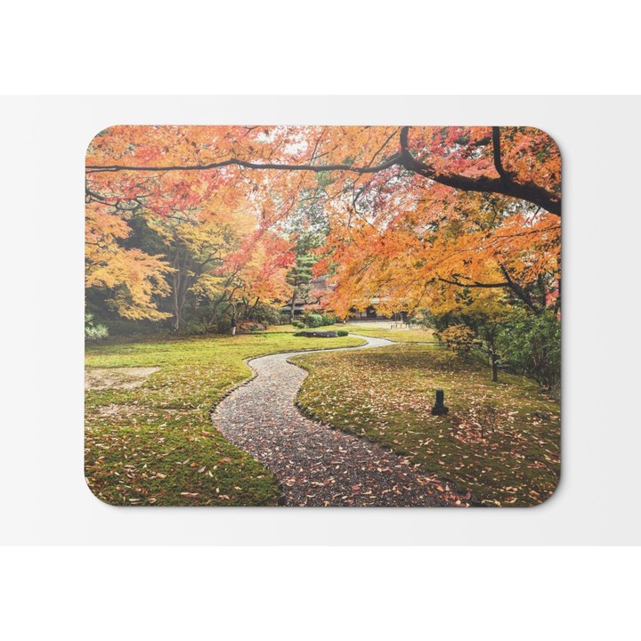 Egérpad őszi levelek Yoshikien Garden Japan - 21,5 x 27 x 0,3 cm