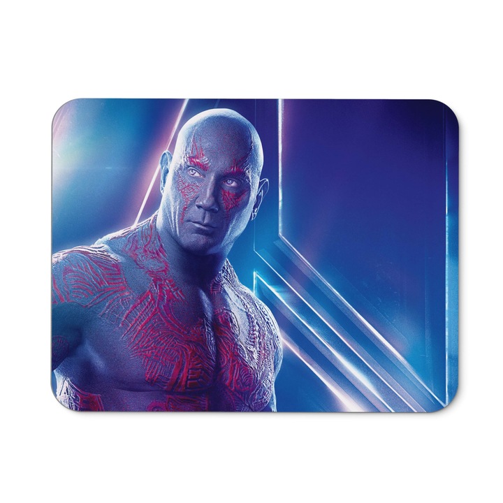 Mousepad Avengers Infinity War Dave Bautista Drax - 21,5 x 27 x 0,3 cm