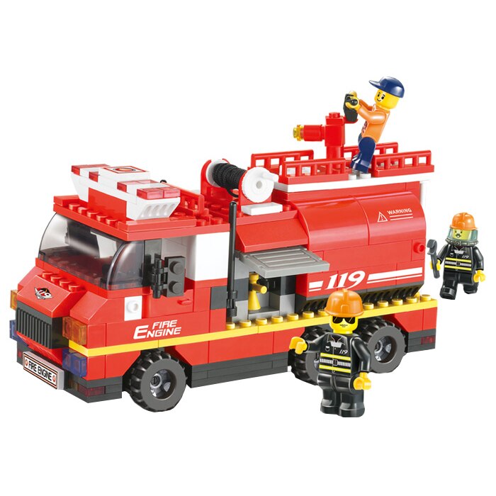 Set de constructie Sluban Masina de pompieri