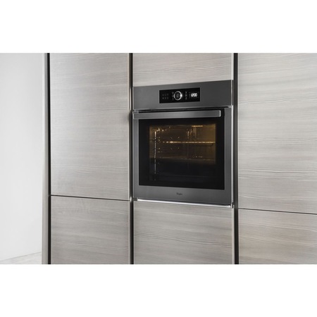 Cuptor incorporabil Whirlpool AKZ 6230 IX, Electric, 6th Sense, MF16, 65 l, Clasa A+, Autocuratare catalitica, Design Absolute, Inox Antiamprenta