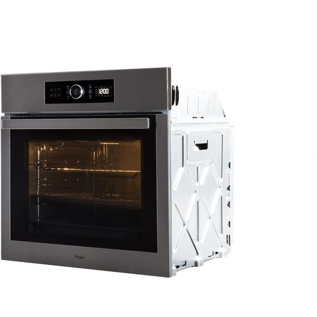 Cuptor incorporabil Whirlpool AKZ 6230 IX, Electric, 6th Sense, MF16, 65 l, Clasa A+, Autocuratare catalitica, Design Absolute, Inox Antiamprenta