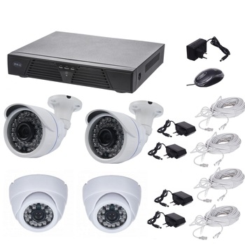 Kit supraveghere video Digital HD Aku 4 camere IP interior/exterior + NVR 4 canale H264 Kit supraveghere video Digital HD Aku 4 camere IP interior/exterior + NVR 4 canale H264