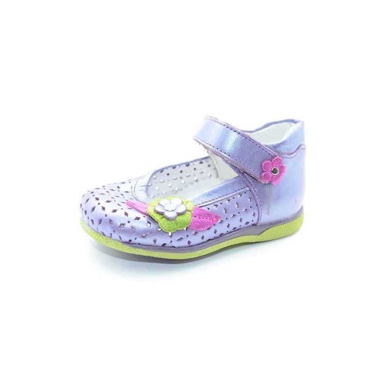 Pantofi ortopedici din piele pentru fetite SMALL FOOTS SMF32V, Mov