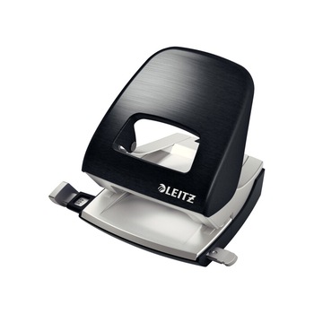 Perforator LEITZ 30 coli model 5006 negru satin Perforator LEITZ 30 coli model 5006 negru satin