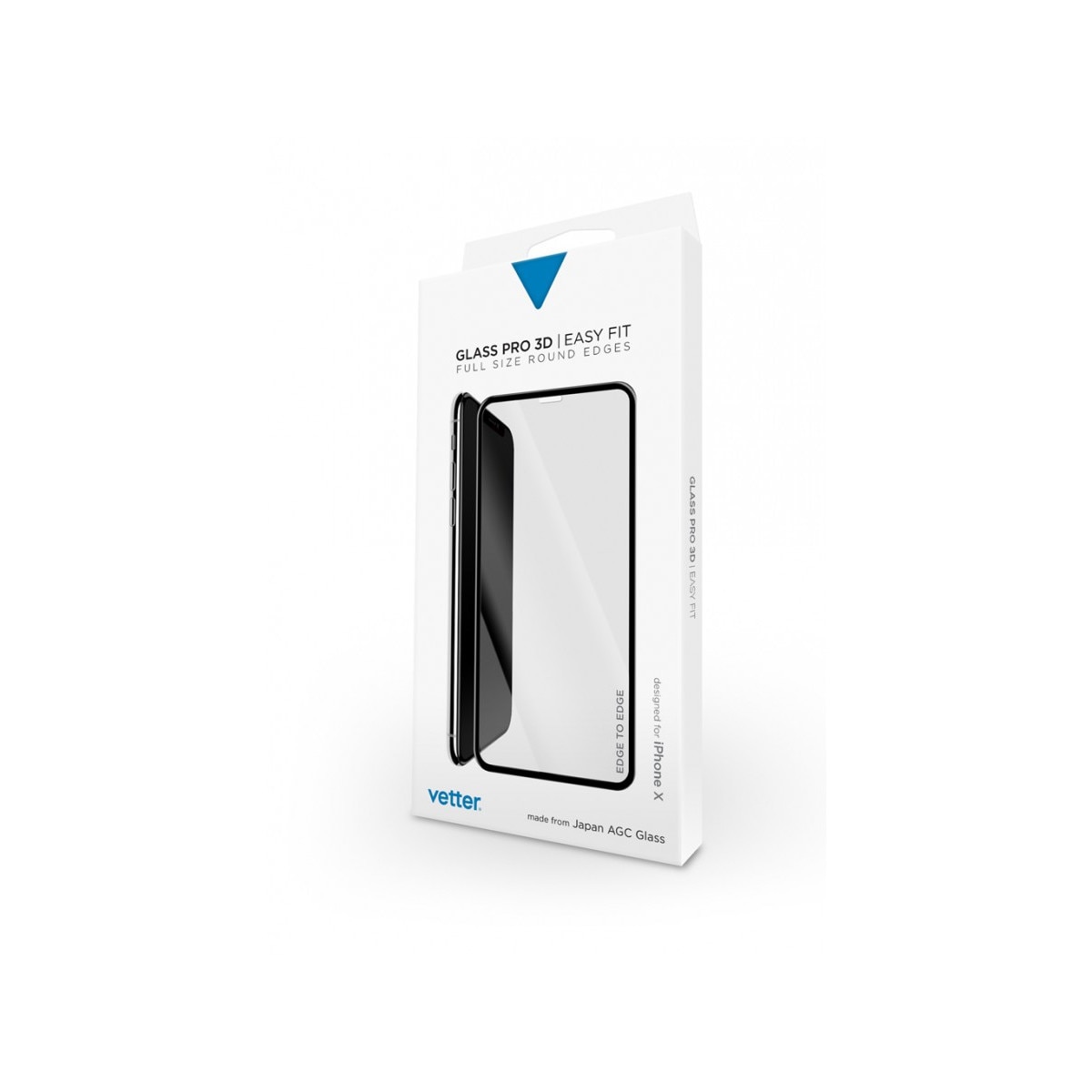 Folie de protectie tempered glass iPhone 11 Pro Vetter Easy Fit 3D Neagra