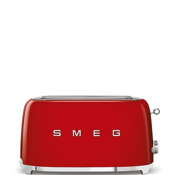 Prajitor de paine Smeg TSF02RDEU, 1500W, 6 trepte, Rosu Prajitor de paine Smeg TSF02RDEU, 1500W, 6 trepte, Rosu