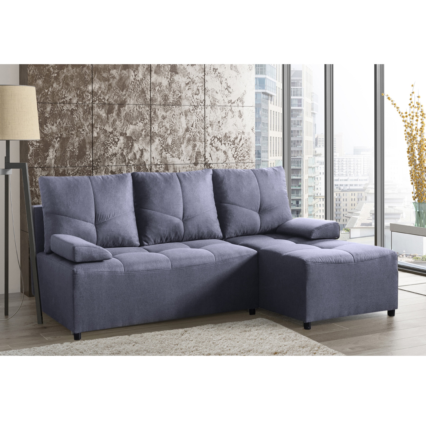 Coltar extensibil Genarom Argenta, P, Lux33, 213 x 148 x 74 cm