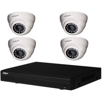 Kit 4 Camere Supraveghere video interior Dahua 2 MP, IR 20 m, 2.8 mm-unghi vizualizare, DVR Dahua Kit 4 Camere Supraveghere video interior Dahua 2 MP, IR 20 m, 2.8 mm-unghi vizualizare, DVR Dahua
