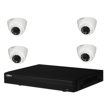 Kit 4 Camere Supraveghere interior Dahua 2MP, 1080P, 20m IR Kit 4 Camere Supraveghere interior Dahua 2MP, 1080P, 20m IR