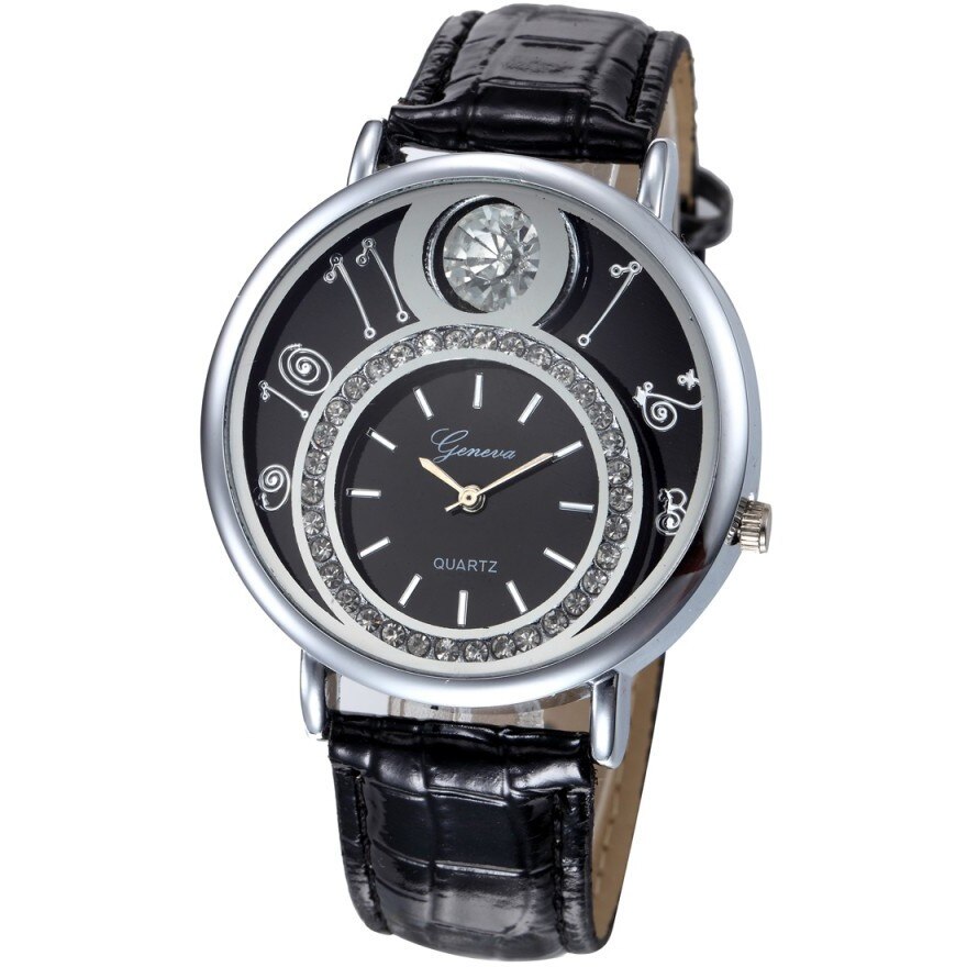 Ceas pentru femei GENEVA DELIGHT NEGRU