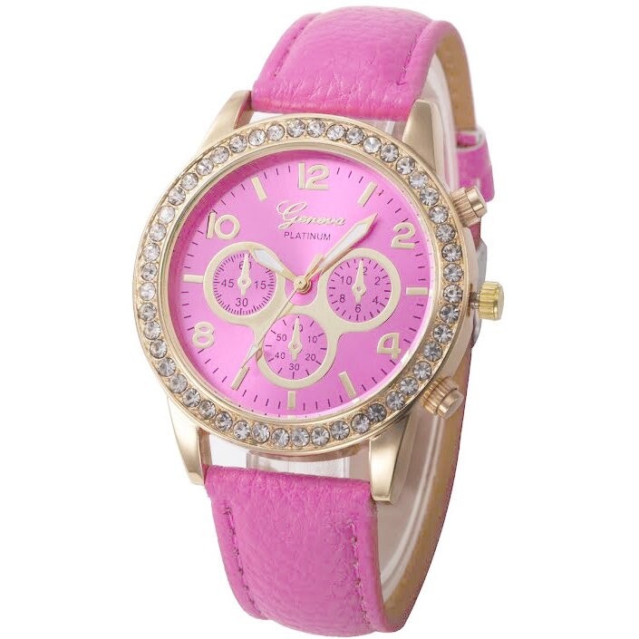 Ceas de dama GENEVA NOVIA ROZ DESCHIS