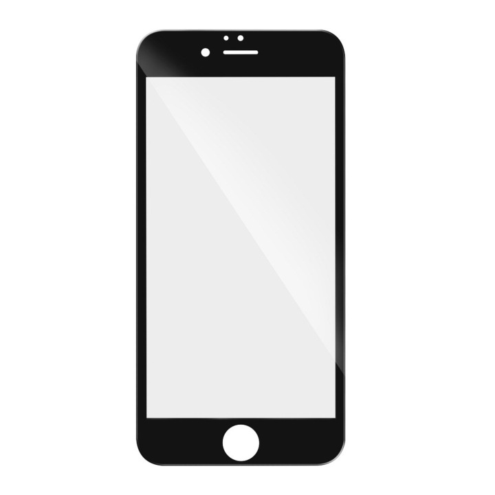 Apple iPhone 11 / XR, 5D Full Glue hajlított tempered glass kijelzővédő üvegfólia, fekete