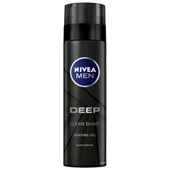Gel de ras Nivea Men Deep, 200 Gel de ras Nivea Men Deep, 200