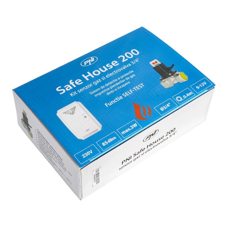 Kit senzor gaz si electrovalva PNI Safe House 200 3/4 Inch