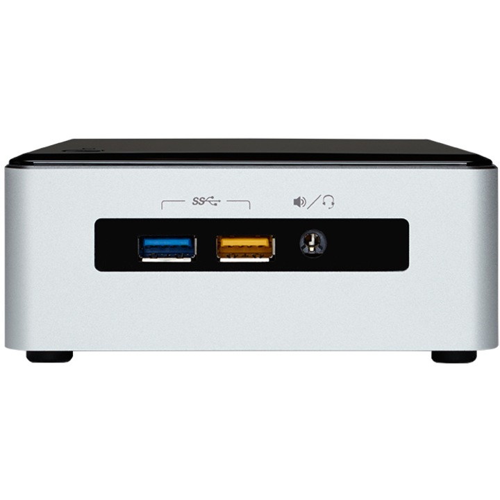 Mini PC Intel Next Unit of Computing cu procesor Intel® Core™ i5-5250U 1.60GHz, Broadwell™, 4GB, 240GB SSD, support 2.5" HDD/SSD/M.2 SSD Card, Intel® HD Graphics 6000, WiDi, Free DOS