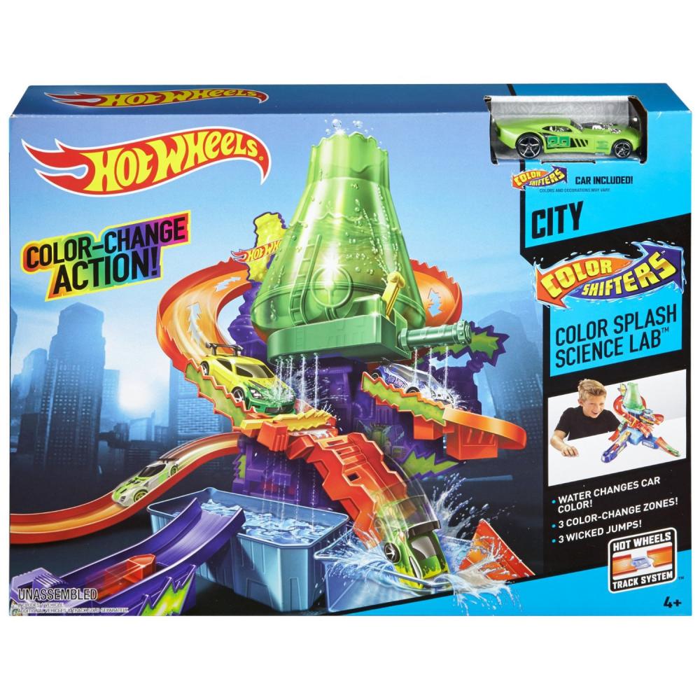 hot wheels science lab set