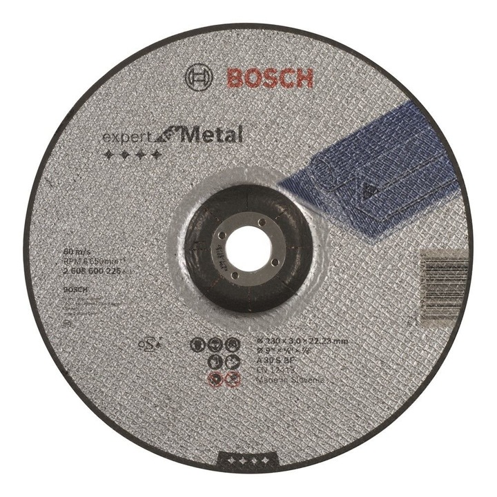 Диск за рязане прав Bosch Standard for Inox,125 mm