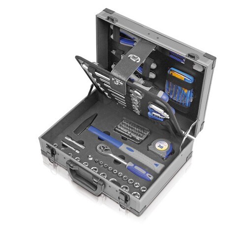 Valiza scule 89 piese, Erba, rama aluminiu, 03181